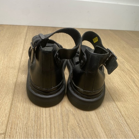 Dr. Martens Clarissa Pewter Spectra Patent Sandals Shoes size 8 - Picture 7 of 8